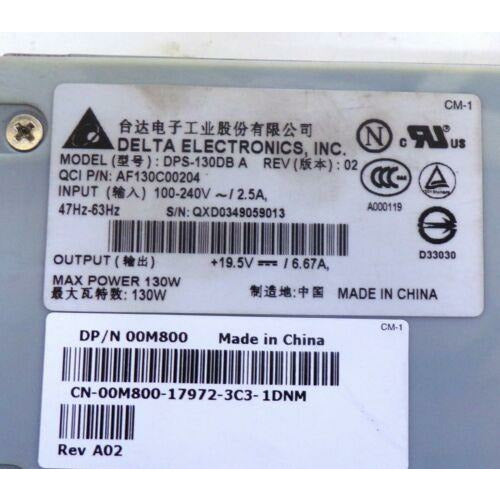 Power DELTA ELECTRONICS POWER SUPPLY DPS-130DB A, REV 02, INPUT 100-240V, MAX POWER 13