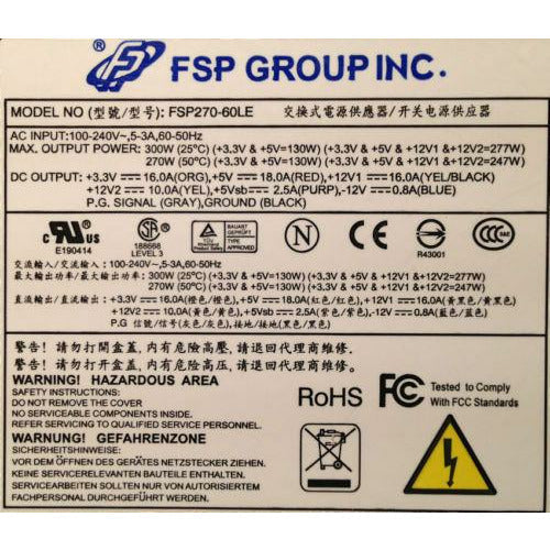 Fujitsu DPS-250AB-44D QNAP PSU - Label | Alo Tech Solutions