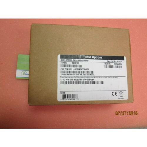 IBM 49Y6195 1.6TB SAS SSD - Side View | Alo Tech Solutions