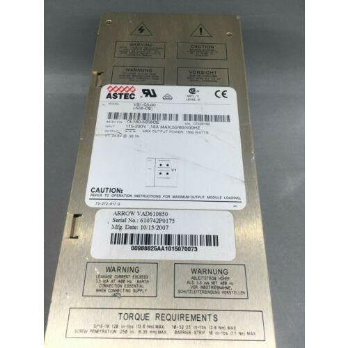Astec VS1-C5-00 Power Supply - Connector View | Alo Tech Solutions