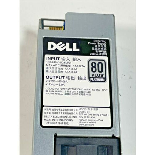 Dell Fuente DELL 0X185V D550E-S1 POWEREDGE R420 R430 80PLUS PLATINIUM 550W POWER SUPPLY