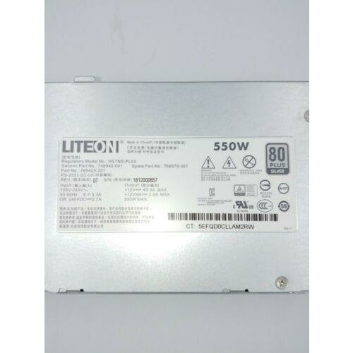 HP Power HP 550W Power Supply BL460c DL120 DL160 DL180 ML150 gen9 HSTNS-PL53 766879-001