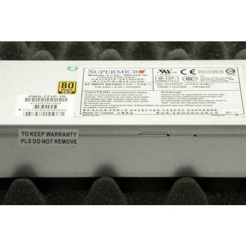 Supermicro PWS-721P-1R 720W Power Supply - Interior | Alo Tech Solutions