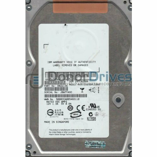 HUS153030VLS300, PN 0B22156, IBM 300GB SAS 3.5 Hard Drive disco