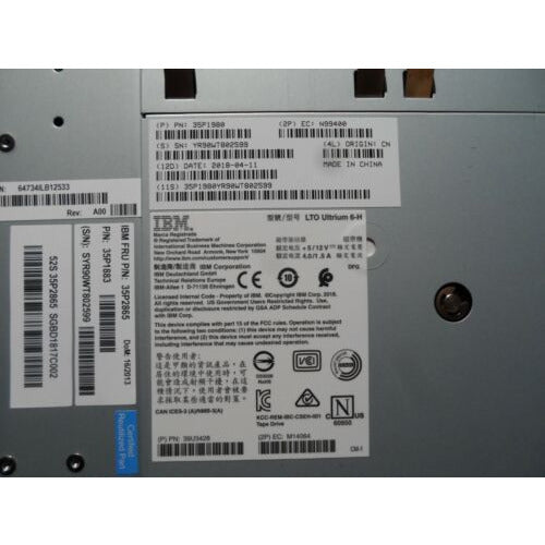 Dell DELL IBM Ultrium-6 LTO6 HH Loader SAS Drive TL2000 TL4000 35P1980 TKC16 0TKC16