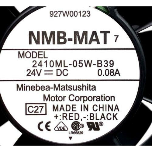 Cooler Minebea-Matsushita Motor Corp. 2410ML-05W-B39 Axial Fan 24 VDC 0.08 Amps