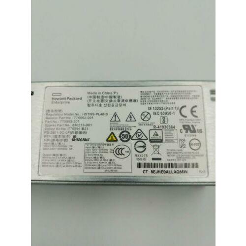 HP 775592-001 900W Hot-Plug Power Supply - Detail | Alo Tech Solutions