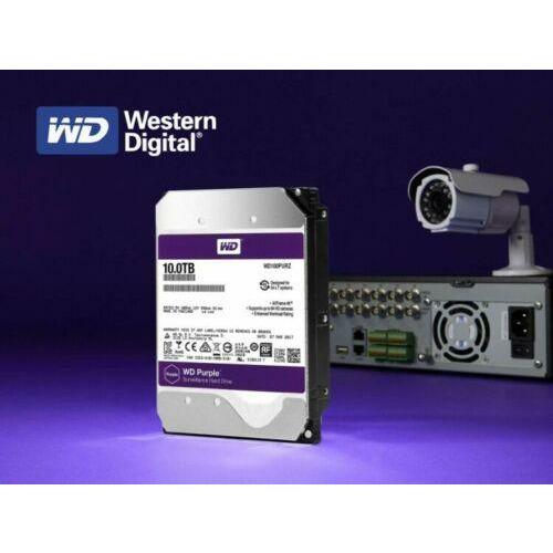 WD Purple 10TB Surveillance 7200 RPM SATA lll 256MB 3.5" Internal HDD WD101PURZ