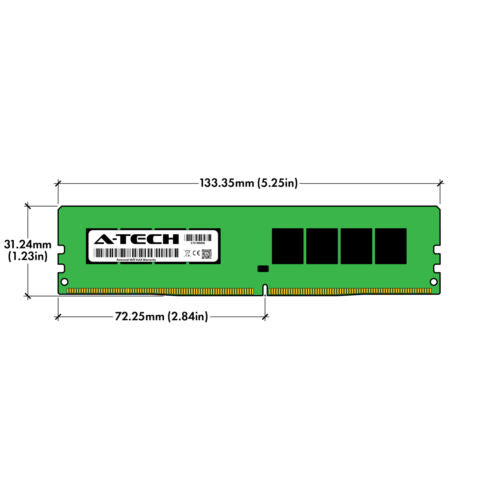 Dell Memory 8GB PC4-21300 ECC UDIMM Memory RAM for Dell PowerEdge R330 (AA335287 Equivalent