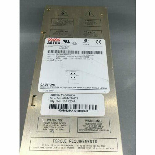 Power ASTEC 73-180-5058CE VS1-C5-00 NSNP VAD610850 POWER SUPPLY