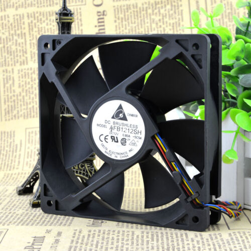 DELTA AFB1212SH 120*120*25mm 12V 0.8A 4pin PWM Case Cooling Fan cooler