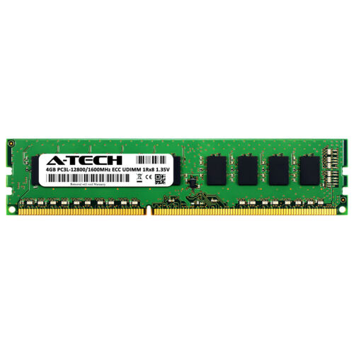 Dell Memory 4GB PC3-12800 DDR3 1600 ECC UDIMM Server Memory RAM for DELL POWEREDGE T110 II 2