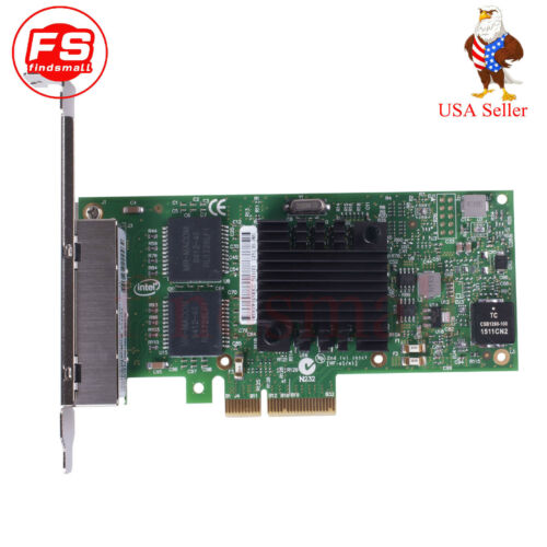 Network Card for I350-T4V2 PCI-E Four RJ45 Gigabit Ports Server Adapter NIC placa