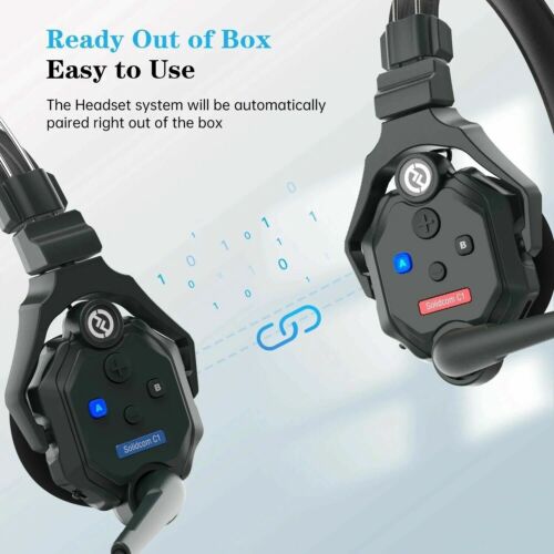 HOLLYLAND Solidcom C1 4S Wireless Headset Intercom System 1000ft Full Duplex