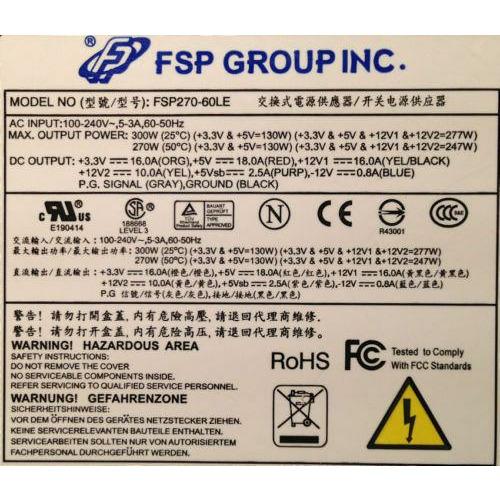 Fujitsu QNAP DPS-250AB-44D PSU - Label Detail | Alo Tech Solutions
