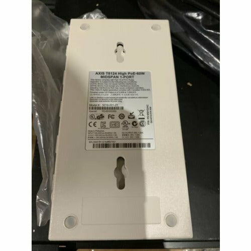 AXIS T8124 POE Ultra 60W Midspan Power Injector 55V, 1.35A Gigabit 5016 fonte