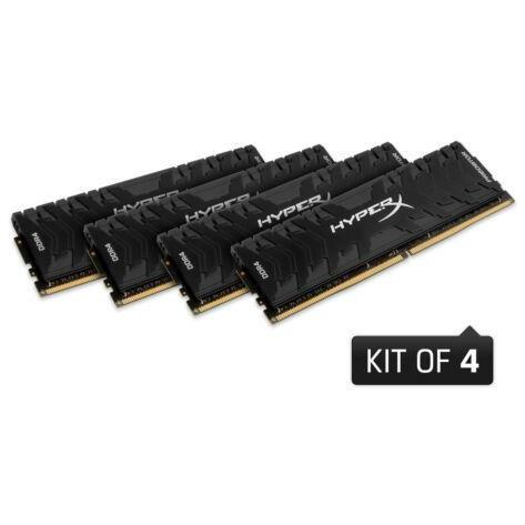 Memoria 64GB Kingston HyperX Predator DDR4 3200MHz PC4-25600 CL16 Quad Memory Kit 4x16GB - MFerraz Tecnologia