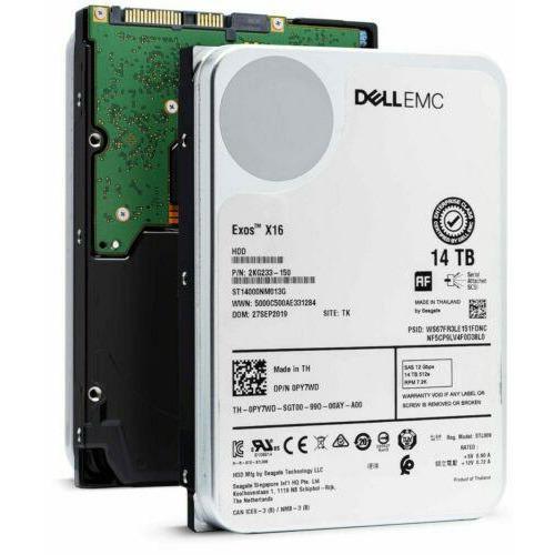 Dell EMC 14TB SAS Hard Drive - Side View | Alo Tech Solutions