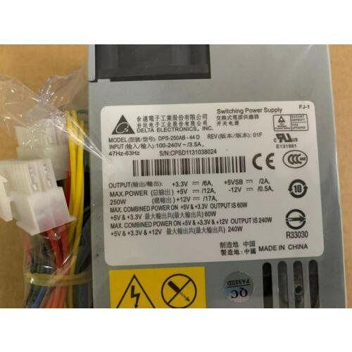 Delta DPS-250AB-44D 250W PSU - Label Detail | Alo Tech Solutions