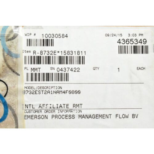 Rosemount 8732EST2A1NAM4F0800 Transmitter 8711SSA010UHNDQ4PD Magnetic Flowtube