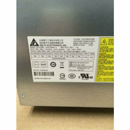 HP Power 719795-003 809053-001 HP Z440 Workstation 700W Power Supply DPS-700AB-1A