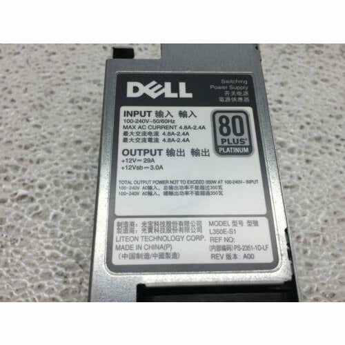 Dell Genuine Dell L350E-S1 80 Plus 350w Server Switching Power Supply Power