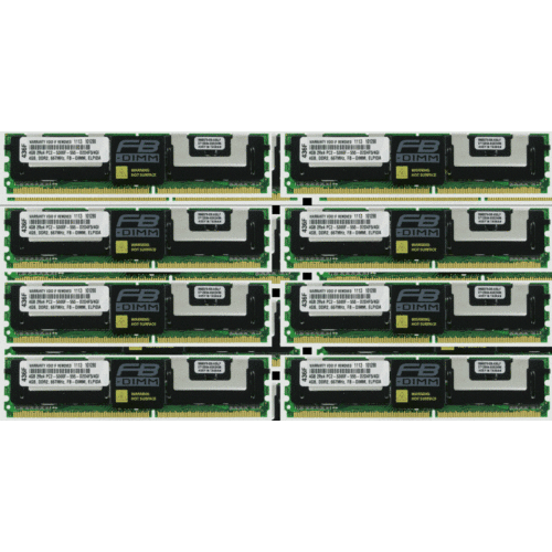 Dell memory 32GB KIT 8X4GB DELL FBDIMM PowerEdge 2950 1950 2950 1900 1955 R900 RAM MEMORY