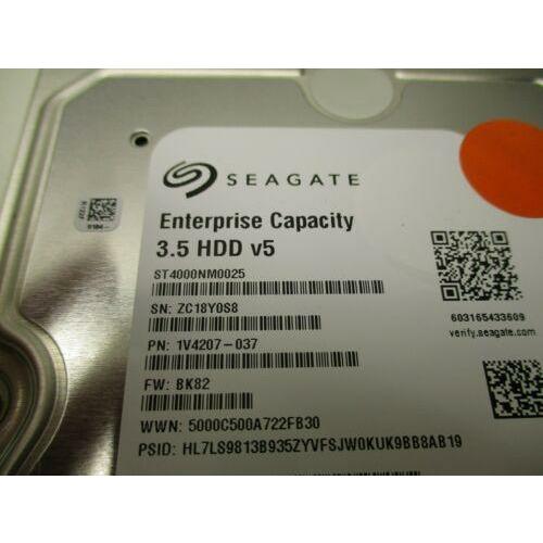 Seagate ST4000NM0025 4TB Enterprise HDD - Label Detail | Alo Tech Solutions