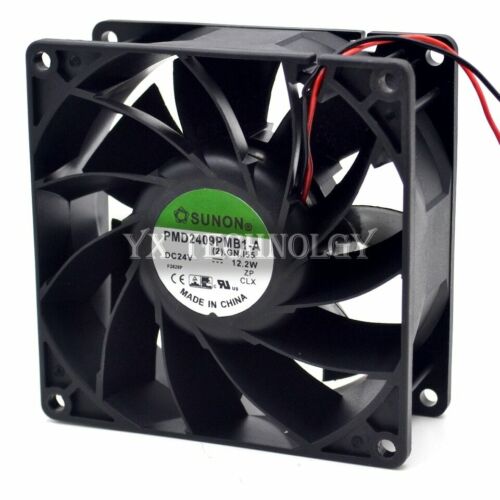 SUNON 24V PMD2409PMB1-A 2pin 12.2W 92mm with axial fans Inverter cooling fan cooler