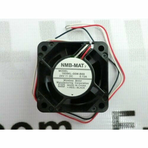 NMB-MAT 1608KL-05W-B69 Cooling Fan 3Pins DC 24V 40× 40×20MM Black cooler