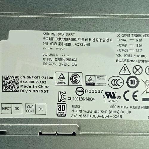Dell NFX6T 290W PSU 3020 9020 T20 T30 - Label | Alo Tech Solutions