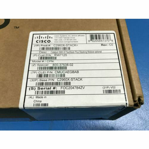 Cisco C2960X-STACK FlexStack-Plus Network Stacking Module