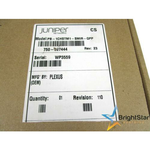 Juniper PB-1CHSTM1-SMIR-QPP 1-Port Channelized STM1 DS0 IQ PIC