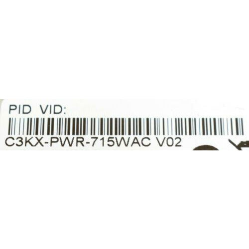 Power Cisco C3KX-PWR-715WAC Power Supply | Output: 715W for Catalyst 3750X 3560X
