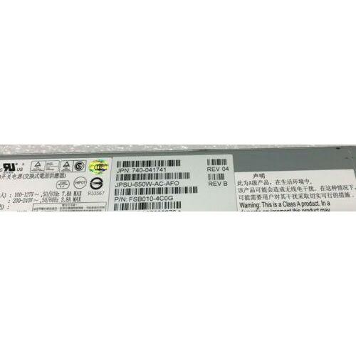 Juniper JPSU-650W-AC-AFO Power Supply - Side View | Alo Tech Solutions