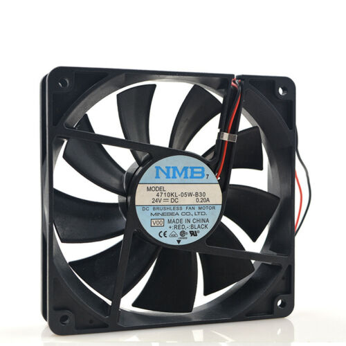 NMB 4710KL-05W-B30 24V 0.2A 12CM 12025 2-wire Inverter Cooling Fan cooler