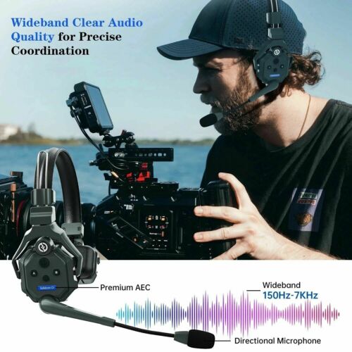 HOLLYLAND Solidcom C1 4S Wireless Headset Intercom System 1000ft Full Duplex
