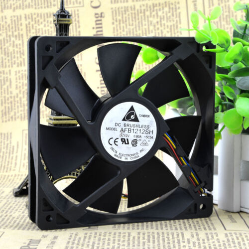 DELTA AFB1212SH 120*120*25mm 12V 0.8A 4pin PWM Case Cooling Fan cooler