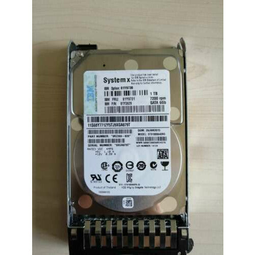 42D0756 42D0752 42D0753 IBM 500GB 7.2K 3G SFF 2.5'' SATA HDD HARD DRIVE