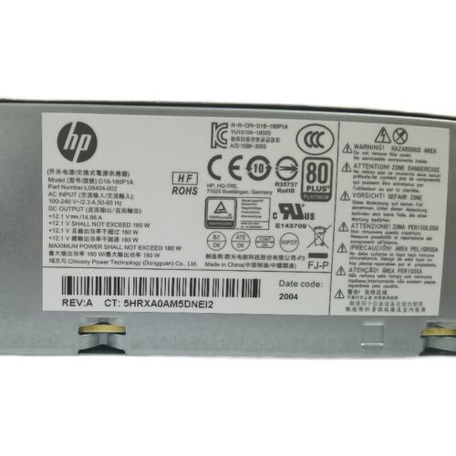 HP Power supply PA-1181-3HC L08404-001 for HP 400g5 600 g5 sff 180W fonte