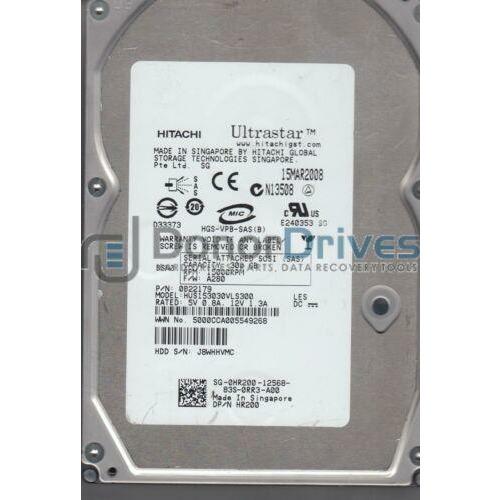 Hitachi HUS153030VLS300 300GB SAS HDD - Side View | Alo Tech Solutions