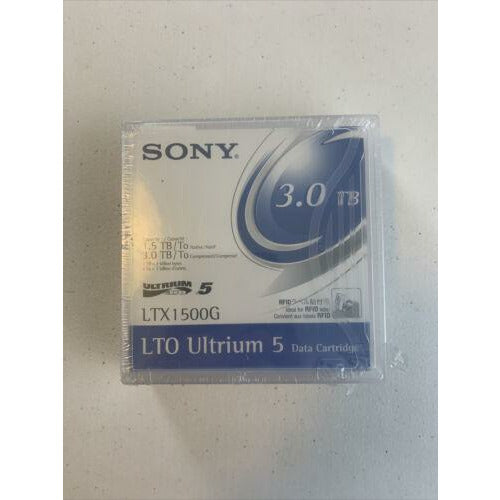 Fita SONY LTX1500G LTO 5 Ultrium 1.5 TB / 3.0 TB Data Cartridge - MFerraz Tecnologia
