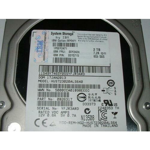 HGST HUS723020ALS640 - 2TB SAS 3.5in Enterprise HDD - Connector View | Alo Tech Solutions