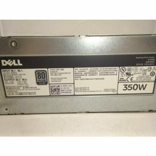 Dell F350E-S0 Rev: A00 S-0350ADU00-101 DP/N: 08M7N4 PSU 350W 80+ #SR133 Power