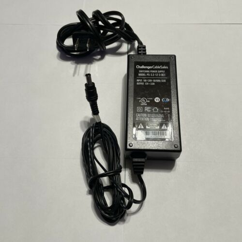 CHALLENGER CABLE SALES SWITCHING POWER SUPPLY PS-3.3-12-3-DC1