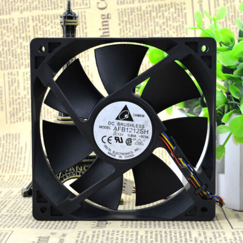 DELTA AFB1212SH 120*120*25mm 12V 0.8A 4pin PWM Case Cooling Fan cooler