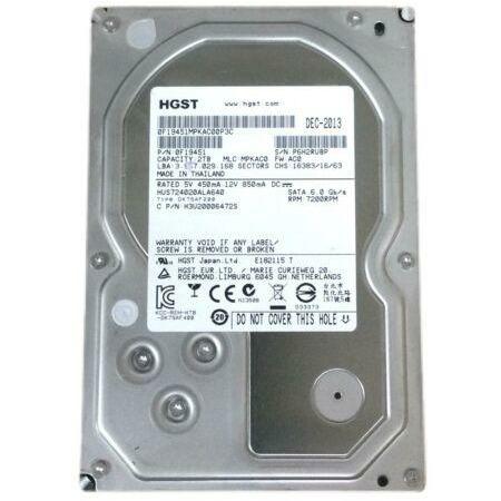 HGST Ultrastar 7K4000 2TB SATA Enterprise HDD - Side | Alo Tech Solutions