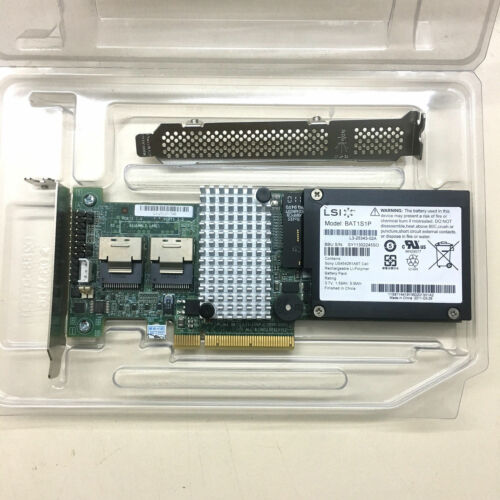 IBM M5015 / LSI Megaraid 9260-8i SATA / SAS Controller RAID + BAT1S1P battery