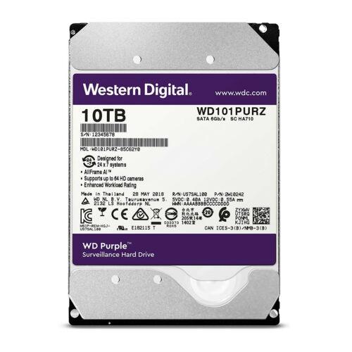 WD Purple WD101PURZ 10TB Surveillance HDD - Package | Alo Tech Solutions