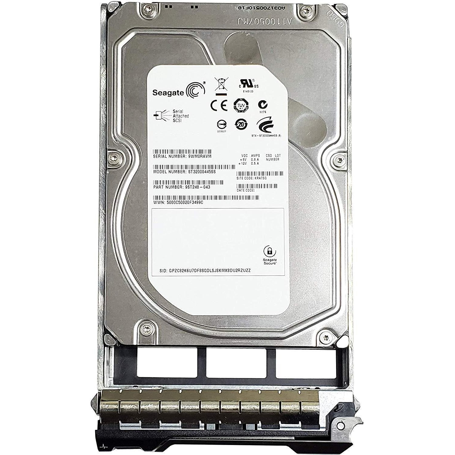 Dell Seagate 12TB 7200 RPM 12Gb/s SAS 3.5" HDD Bundle with Tray Compatible with Dell PowerEdge R520, R530, R710, R720, R730, R730XD, R720XD, T330, T430, T620, T630 Servers